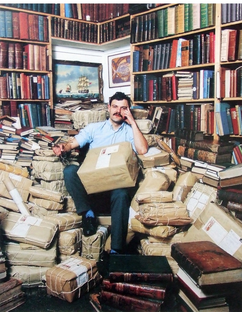 Conor Surrounded by Book Parcels 2