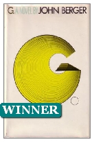 1972 Winner - G. by John Berger (Published by Weidenfeld & Nicolson)