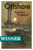 1979 Winner - Offshore by Penelope Fitzgerald (Published by Collins)