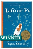 2002 Winner - Life of Pi by Yann Martel (Published by Canongate)