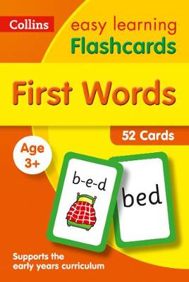 Collins Easy Learning - First Words Flashcards (Collins Easy Learning Preschool) - 9780008201098 - V9780008201098