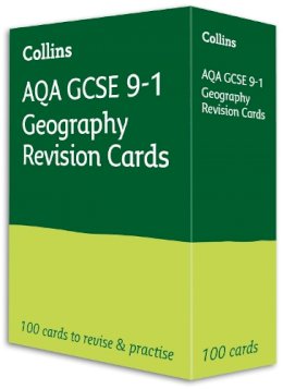 Collins Gcse - AQA GCSE 9-1 Geography Revision Cards: Ideal for the 2024 and 2025 exams (Collins GCSE Grade 9-1 Revision) - 9780008399313 - V9780008399313