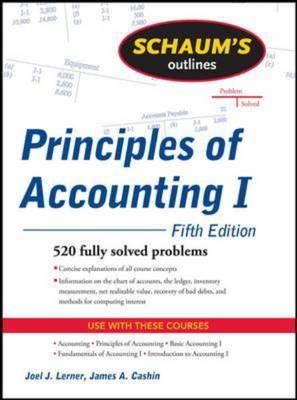 Lerner, Joel J.; Cashin, James A. - Schaum's Outline of Principles of Accounting I - 9780071635387 - V9780071635387