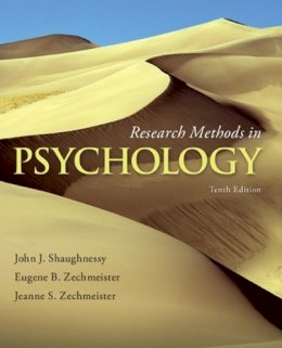 Shaughnessy, John J.; Zechmeister, Eugene B.; Zechmeister, Jeanne S. - Research Methods In Psychology - 9780077825362 - V9780077825362