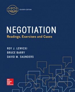 Roy Lewicki - Negotiation: Readings, Exercises and Cases - 9780077862428 - V9780077862428