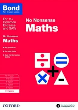 Sarah Lindsay - Bond: Maths: No Nonsense: 5-6 Years - 9780192740458 - V9780192740458