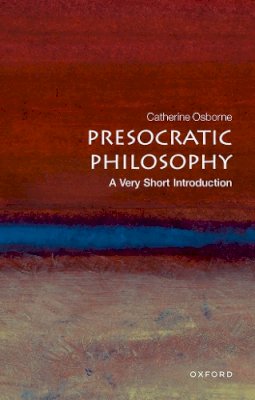 Catherine Osborne - Presocratic Philosophy - 9780192840943 - V9780192840943