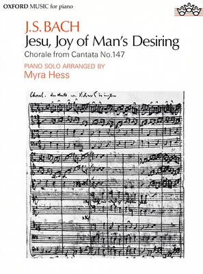 Unknown - Jesu, Joy of Man´s Desiring - 9780193722002 - V9780193722002