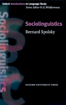 Bernard Spolsky - Sociolinguistics - 9780194372114 - V9780194372114