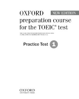  - Oxford Preparation Course for the TOEIC  Test 1 - 9780194564045 - V9780194564045