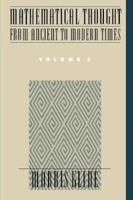 Morris Kline - Mathematical Thought from Ancient to Modern Times - 9780195061376 - V9780195061376