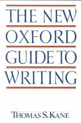 Thomas S. Kane - New Oxford Guide Writing P - 9780195090598 - V9780195090598