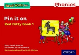 Gill Munton - Read Write Inc. Phonics: Pin It On (Red Ditty Book 1) - 9780198371199 - V9780198371199