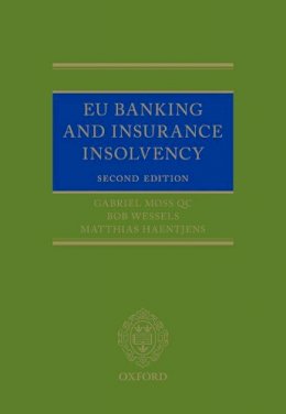 Gabriel; We Moss Qc - EU Banking and Insurance Insolvency - 9780198759393 - V9780198759393