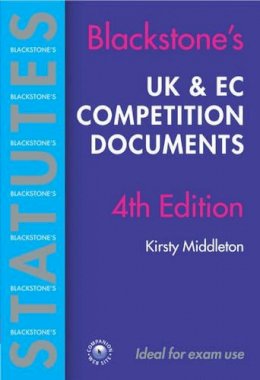 Kirsty Middleton - UK and EC Competition Documents - 9780199283187 - KNW0005368