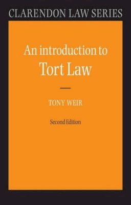 Tony Weir - An Introduction to Tort Law - 9780199290376 - V9780199290376