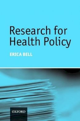 Erica Bell - Research for Health Policy - 9780199549337 - V9780199549337