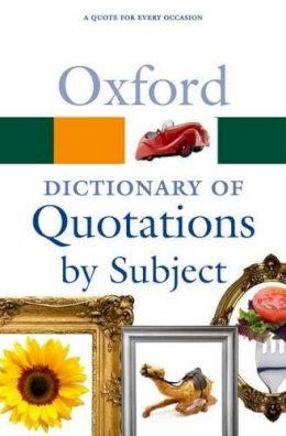 Susan Ratcliffe - Oxford Dictionary of Quotations by Subject - 9780199567065 - V9780199567065