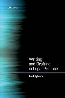 Paul Rylance - Writing and Drafting in Legal Practice - 9780199589890 - V9780199589890