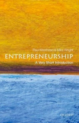 Paul Westhead - Entrepreneurship: A Very Short Introduction - 9780199670543 - V9780199670543