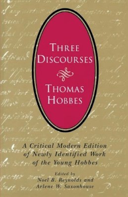 Thomas Hobbes - Three Discourses - 9780226345468 - V9780226345468