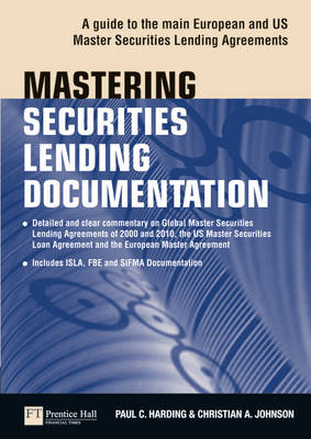 Paul Harding - Mastering Securities Lending Documentation - 9780273734970 - V9780273734970