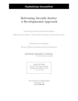 Committee On Assessing Juvenile Justice Reform - Reforming Juvenile Justice: A Developmental Approach - 9780309278904 - V9780309278904