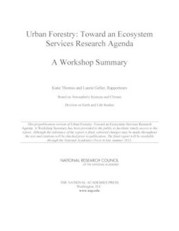 Board On Atmospheric Sciences & Climate - Urban Forestry - 9780309287586 - V9780309287586