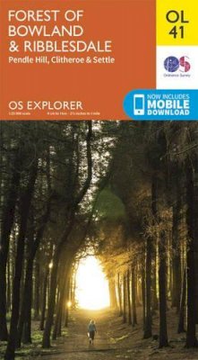 Ordnance Survey - Forest of Bowland & Ribblesdale, Pendle Hill, Clitheroe & Settle (OS Explorer Map) - 9780319242803 - V9780319242803