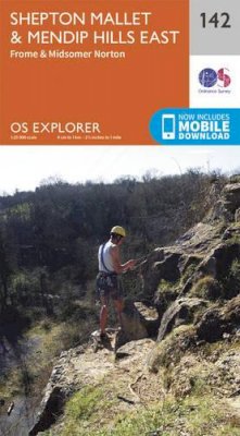 Ordnance Survey - Shepton Mallet and Mendip Hills East (OS Explorer Map) - 9780319243350 - V9780319243350