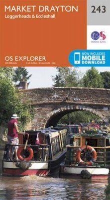 Ordnance Survey - Market Drayton, Loggerheads and Eccleshall (OS Explorer Map) - 9780319244364 - V9780319244364