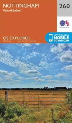 Ordnance Survey - Nottingham, Vale of Belvoir (OS Explorer Map) - 9780319244579 - V9780319244579