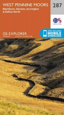 Ordnance Survey - West Pennine Moors - Blackburn, Darwen and Accrington (OS Explorer Map) - 9780319244845 - V9780319244845