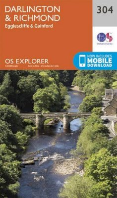 Ordnance Survey - Darlington and Richmond (OS Explorer Map) - 9780319245569 - V9780319245569