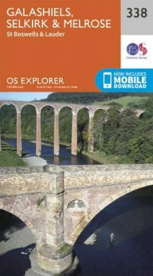 Ordnance Survey - Galashiels, Selkirk and Melrose (OS Explorer Map) - 9780319245903 - V9780319245903