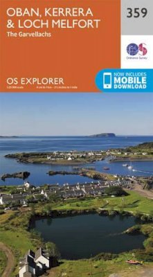 Ordnance Survey - Oban, Kerrera and Loch Melfort (OS Explorer Map) - 9780319246108 - V9780319246108