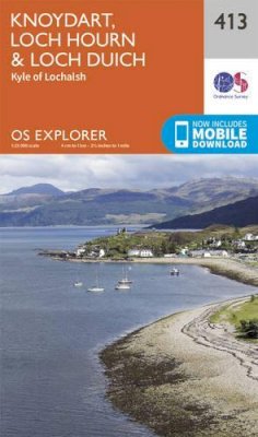 Ordnance Survey - Exp 413 Knoydart Loch Hourn & Loch Duich - 9780319246481 - V9780319246481