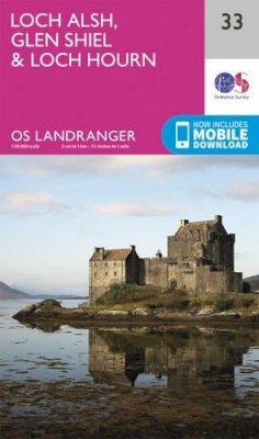 Ordnance Survey - Loch Alsh, Glen Shiel & Loch Hourn (OS Landranger Map) - 9780319261316 - V9780319261316