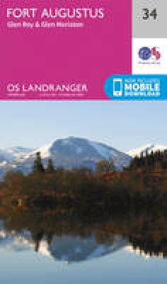 Ordnance Survey - Fort Augustus, Glen Roy & Glen Moriston (OS Landranger Map) - 9780319261323 - V9780319261323