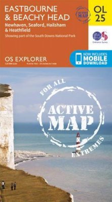 Ordnance Survey - Eastbourne & Beachy Head, Newhaven, Seaford, Hailsham & Heathfield (OS Explorer Map Active) - 9780319469439 - V9780319469439