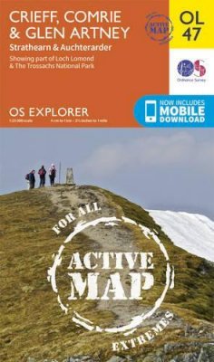 Ordnance Survey - Crieff, Comrie & Glen Artney, Strathearn & Auchterarder (OS Explorer Map Active) - 9780319469651 - V9780319469651