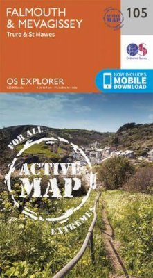 Ordnance Survey - Falmouth and Mevagissey, Truro and St Mawes (OS Explorer Active Map) - 9780319469866 - V9780319469866