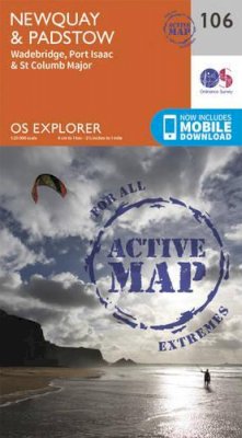 Ordnance Survey - Newquay and Padstow (OS Explorer Active Map) - 9780319469873 - V9780319469873