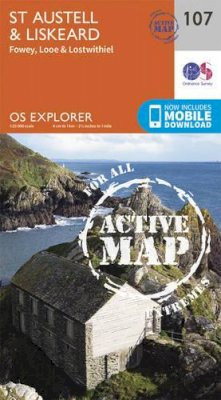 Ordnance Survey - St.Austell,Liskeard, Fowey, Looe and Lostwithiel (OS Explorer Active Map) - 9780319469880 - V9780319469880