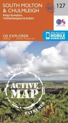 Ordnance Survey - South Molton and Chulmleigh (OS Explorer Active Map) - 9780319470022 - V9780319470022