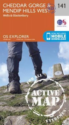 Ordnance Survey - Os Active 141 Cheddar Gorge And Mendip - 9780319470138 - V9780319470138