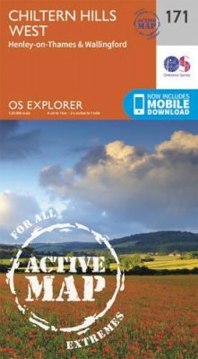 Ordnance Survey - Chiltern Hills West, Henley-on-Thames and Wallingford (OS Explorer Active Map) - 9780319470435 - V9780319470435