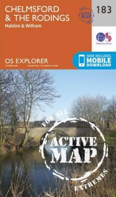 Ordnance Survey - Chelmsford and the Rodings (OS Explorer Active Map) - 9780319470558 - V9780319470558