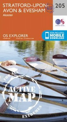 Ordnance Survey - Stratford-Upon-Avon and Evesham (OS Explorer Active Map) - 9780319470770 - V9780319470770