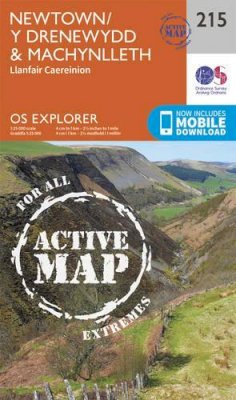 Ordnance Survey - Newtown, Llanfair Caereinion (OS Explorer Active Map) - 9780319470879 - V9780319470879